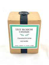 Load image into Gallery viewer, Candle Lavender Bergamot Patchouli SandalwoodCandle Pepper Lemongrass Ginger Coconut Lime