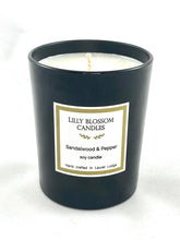 Load image into Gallery viewer, Candle Lavender Bergamot Patchouli SandalwoodCandle Pepper Lemongrass Ginger Coconut Lime