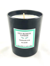 Load image into Gallery viewer, Candle Lavender Bergamot Patchouli SandalwoodCandle Pepper Lemongrass Ginger Coconut Lime